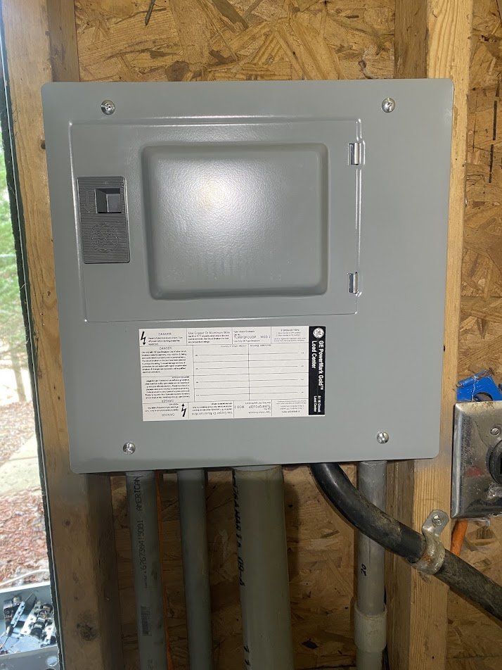 Finished new subpanel with cover installed